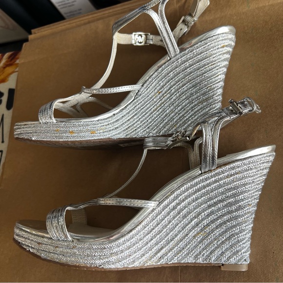 Michael Kors Michael Ankle Strap Platform Wedge Sandals - Picture 2 of 11